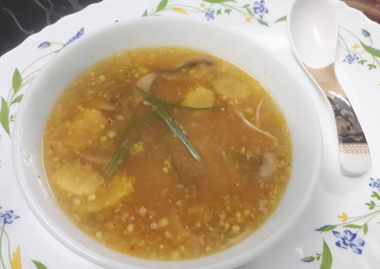 How To Make  Veg Thalumein Soup