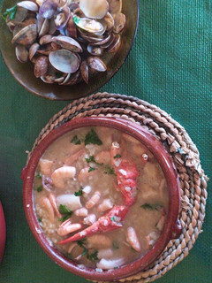 Una foto de Arroz de bogavante