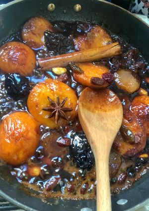 Une photo de L’abricot🍂🍑le goût des fruits🍊🍋🍑 rôtis🍒 recette du sud