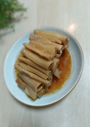 當著時欸滷桂竹筍 的食譜成品照片