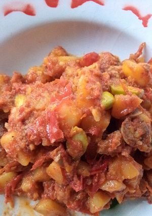 Foto resep Sambal goreng kentang ati pete