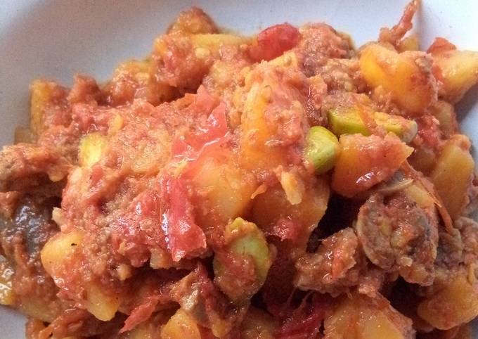 Anti Ribet, Bikin Sambal goreng kentang ati pete Ekonomis