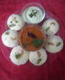 Instant Rava Idly & Quick Sambhar