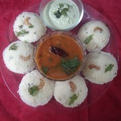 A picture of Instant Rava Idly & Quick Sambhar.