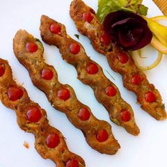 A picture of Vegetable seekh kabab.