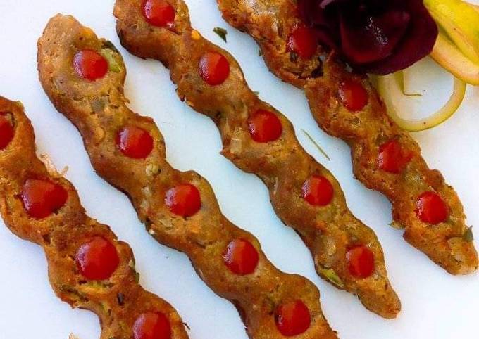 Recipe of Super Quick Homemade Vegetable seekh kabab