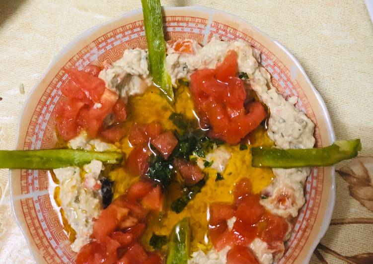 مقبلات سلطة بابا غنوج بشهي