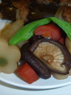 日式年菜煮〆(nisime) 什錦燜煮蔬菜 的食譜成品照片