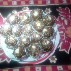 Healthy Sweet in Chocolate Flavour Made From Glucose Biscuits A picture of Healthy Sweet in Chocolate Flavour Made From Glucose Biscuits.