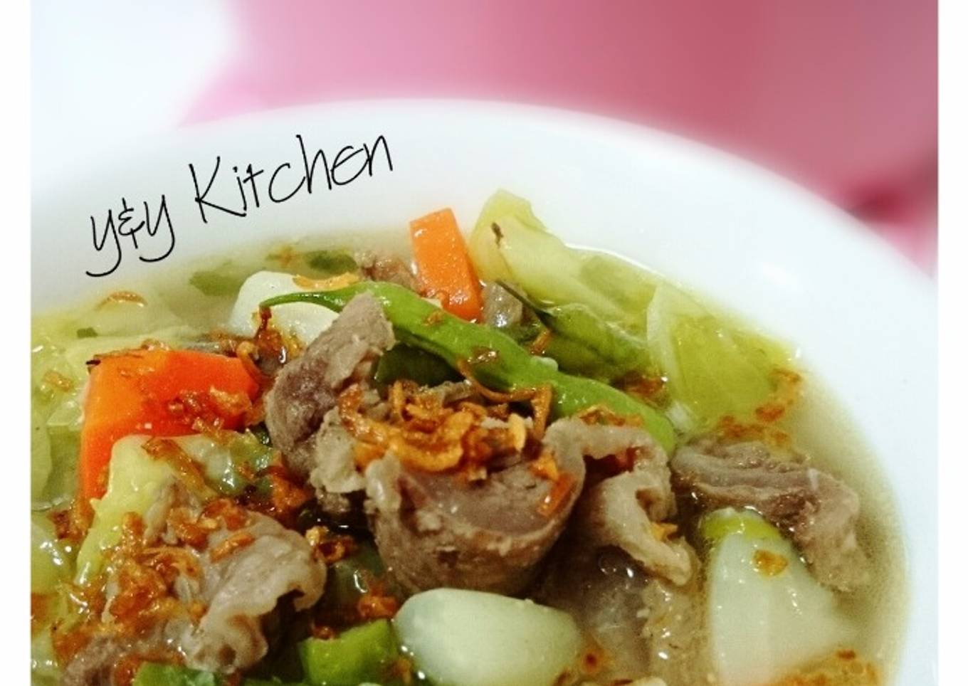 Sop tetelan bumbu special