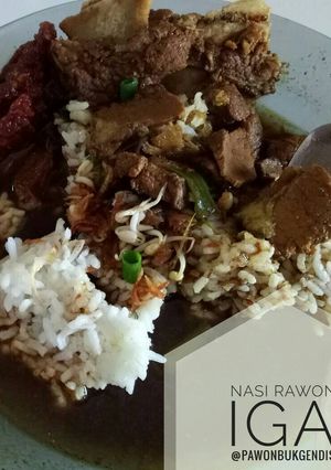 Foto resep Nowar atau rawon..