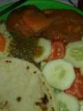 Tortitas con carne y papa