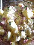 Potato caesar salad