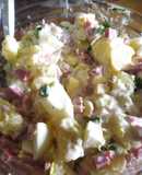 Potato caesar salad
