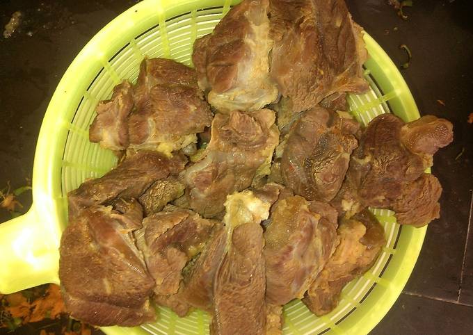 Boiled meat Recipe by Bernice Dakwal - Cookpad