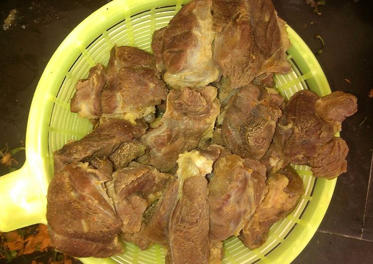 Step-by-Step Guide to Prepare Homemade Boiled meat