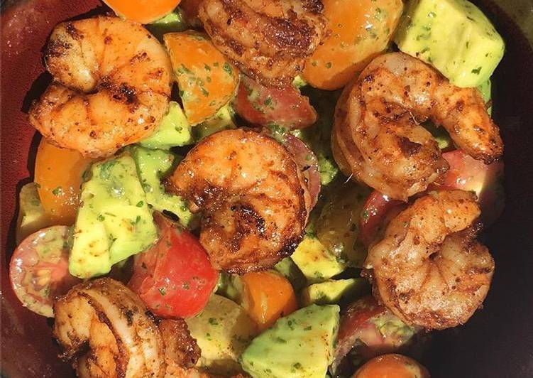 Easiest Way to Prepare Quick Shrimp and Avocado salad