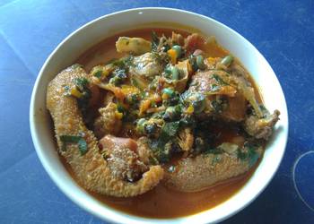 How to Cook Perfect Spicy Ofe Achi with Assorted Goat Meat