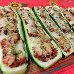 Una foto de Zapallos italianos rellenos con carne ❤️
