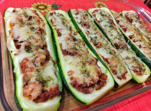 Una foto de Zapallos italianos rellenos con carne ❤️