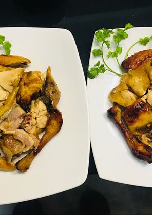 Hình của món Gà nướng mật ong.