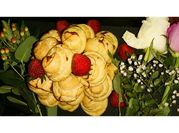 Una foto de crema pastelera