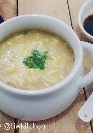 Foto resep Sup Telur Jagung Ayam