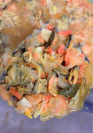 Foto resep Kerang kupas kuah asam pedas manis by Sheila❤️