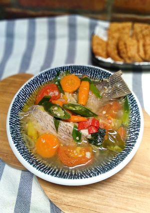 Foto resep Sup gurame asam segar