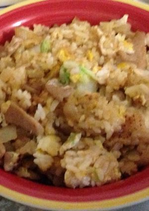 【留學生省錢廚房】肉絲炒飯 的食譜成品照片