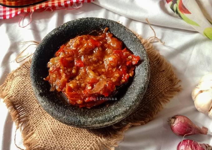 Resep Sambal tomat Resep Sambal tomat