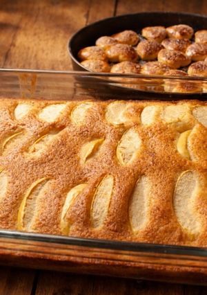 صورة لوصفة كيك التفاح