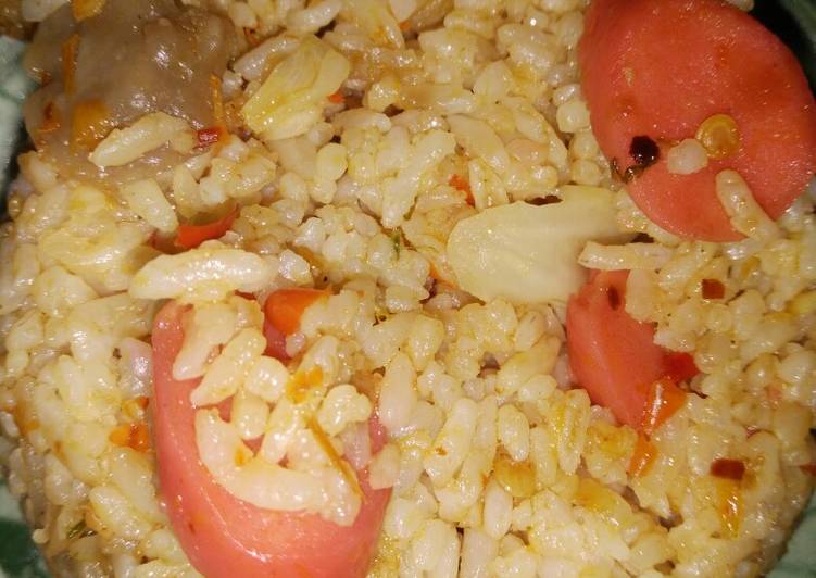 Bagaimana Menyiapkan Nasi goreng setan Anti Gagal