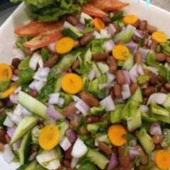 A picture of Meditareian salad.