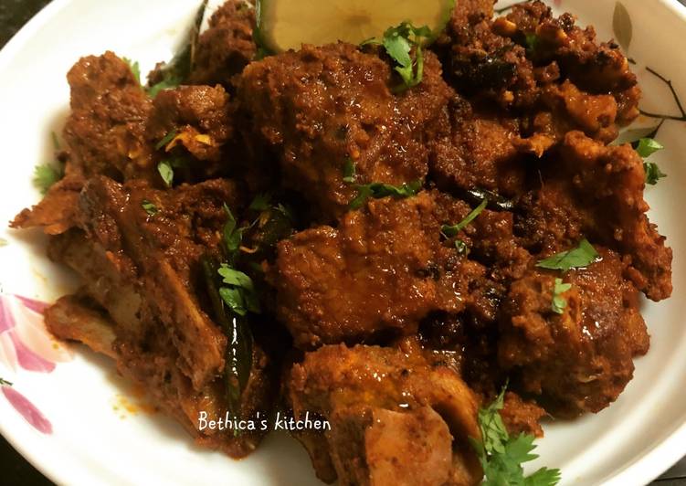 Simple Way to Prepare Perfect Mutton Ghee Roast