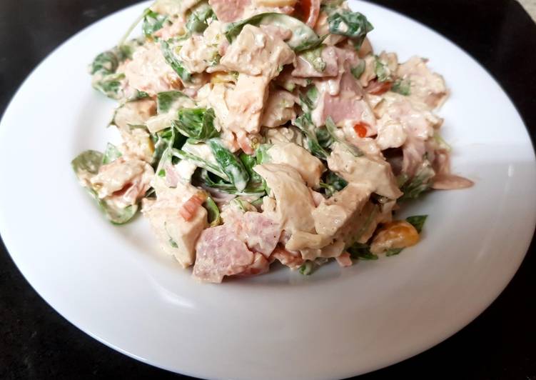 How to Make Any-night-of-the-week My Steamed Chicken Salad😊