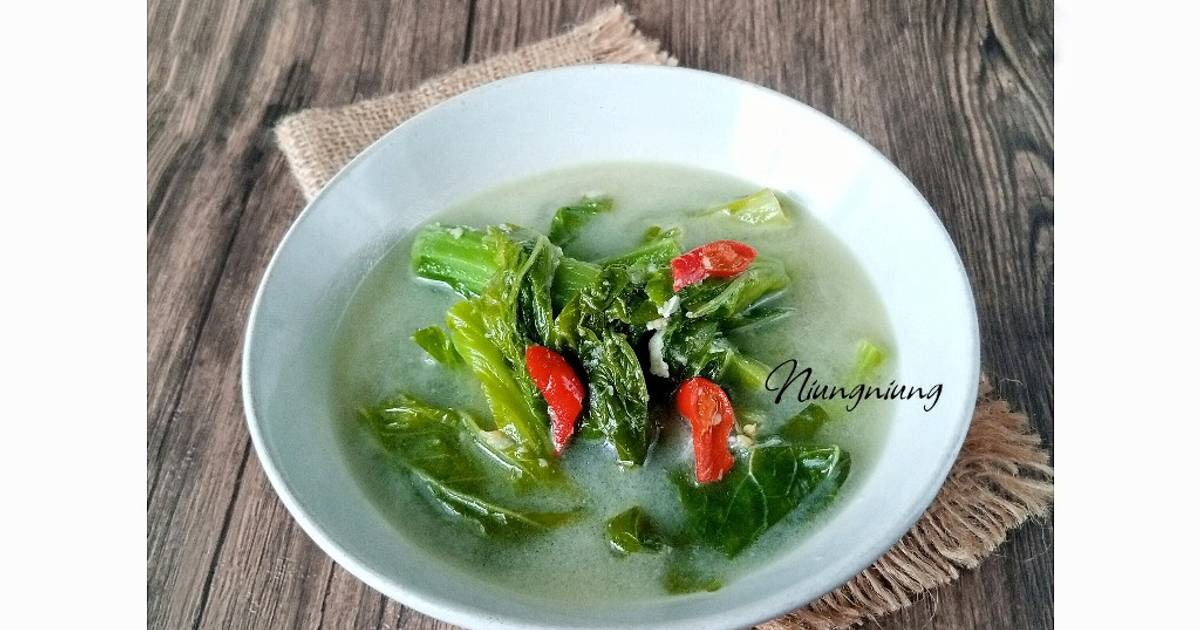 Resep Bobor Sawi Hijau Oleh Niung Niung Cookpad