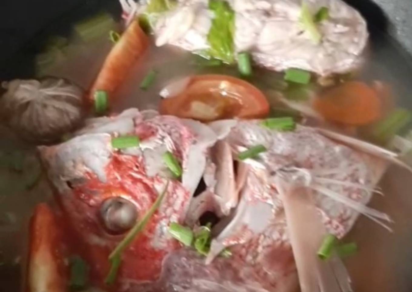 Sup ikan merah Granty sedap dan menyeronokkan.