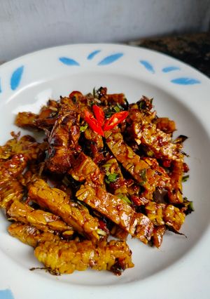 Foto resep Oseng Tempe Kecap Inggris