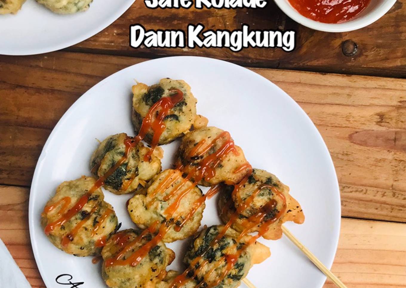 Sate Rolade Daun Kangkung