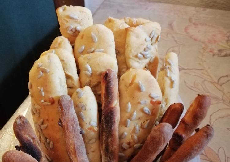 Palitos de pan con pipas