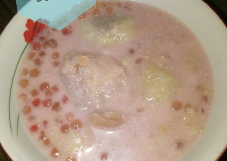 Bahan-bahan Bubur Pacar Cina Durian #rabubaru yang enak dan Mudah Dibuat