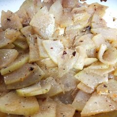 A picture of Tougan(winter melon) itame.
