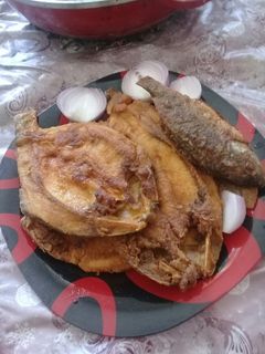 عکسی از دستور ماهی سرخ شده