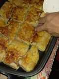 Pan de banano en el sartén