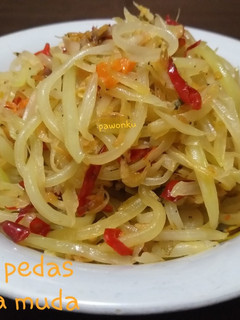 Foto resep 120.Tumis Pedas pepaya muda
