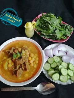 عکسی از دستور آبگوشت بزباش الهام پز