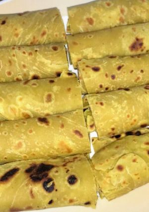 A picture of Tumeric, cadarmon chapatis #authormarathon #myvalentinesrecipe.