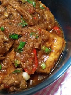 Foto resep Beefsteak lebih dikenal bistik daging dan tahu 😍