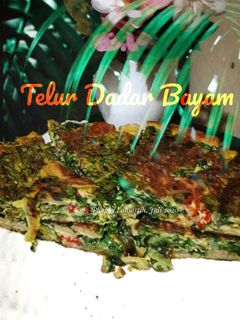 Foto resep Dadar Telur Bayam